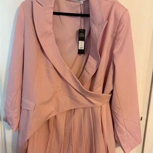 Fashion Nova Pink Midi Dress